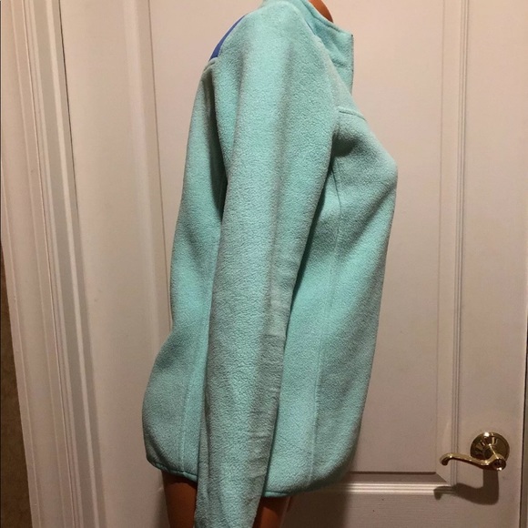 VINEYARD VINES Fleece Shep Shirt 1/4 Zip XS Blue - Picture 3 of 7